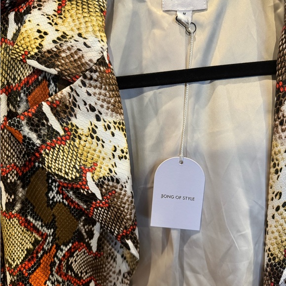 Song of style snake skin print jacket - Picture 2 of 3